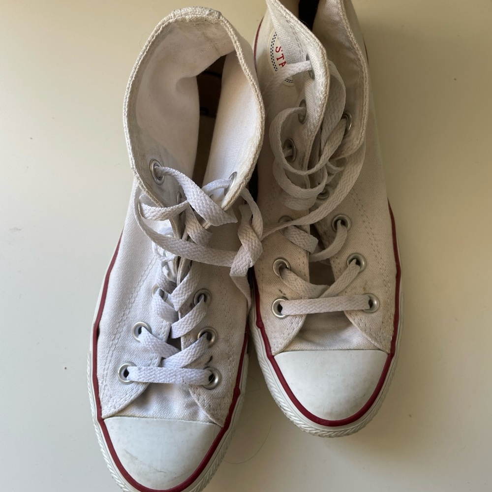 White High Top Converse